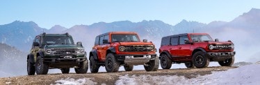2022 Ford Bronco Everglades, Raptor and Wildtrak